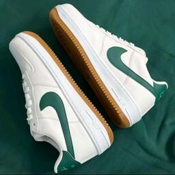 کتونی نایک ایرفورس Nike Air force سفید سبز مردانه نایکی کفش اسپرت 