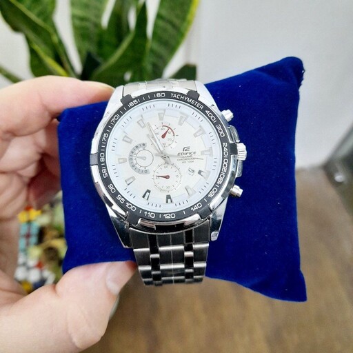 ساعت کاسیو ادیفایس casio EDIFICE  با جعبه چوبی باتری یدکی و ارسال فوری 