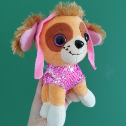 عروسک سگهای نگهبان شخصیت اسکای مدل پولکی و اورجینال سایز 20 سانت ( ارسال رایگان)