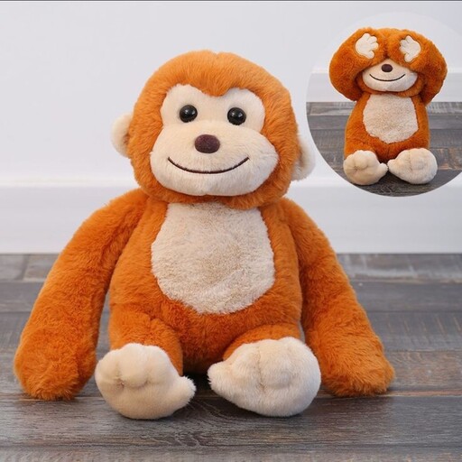 عروسک میمون دست مگنتی سایز 40 سانت ( ارسال رایگان)
