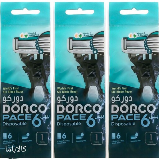 ژیلت 6 تیغ دورکو DORCO بسته 1عددی 