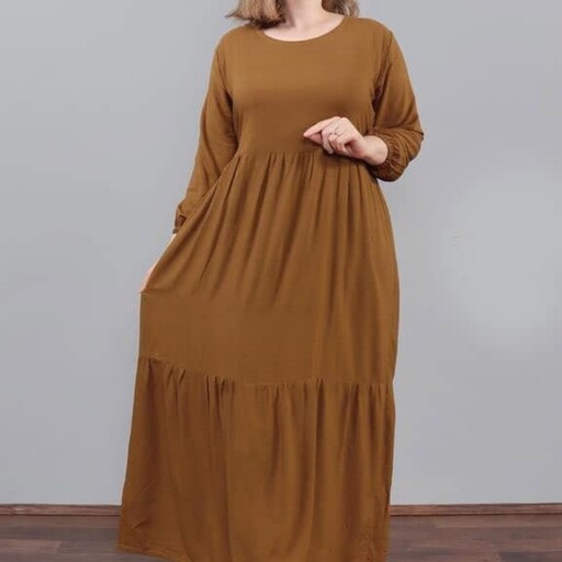 پیراهن بارداری مدل آیدا پیراهن ساحلی نخی خنک فری سایز