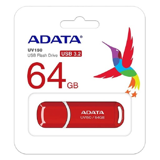 فلش مموری ای دیتا مدل ADATA UV150 ظرفیت 64 گیگابایت