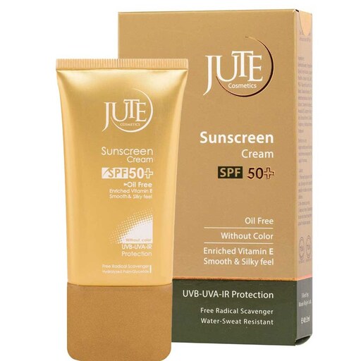 کرم ضد آفتاب ژوت مناسب انواع پوست ،بی رنگ spf 50