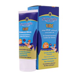 کرم ضد آفتاب سان سیف ،spf 30 مناسب جهت کودکان و پوست های حساس