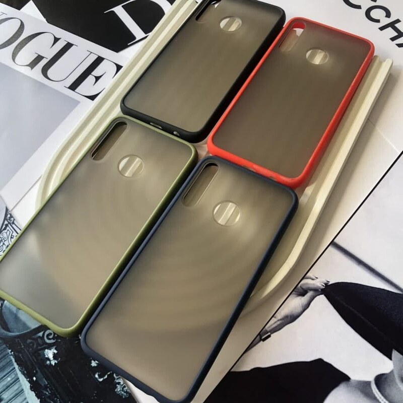 گارد-قاب گوشی Y9prime 2019 مدل پشت مات دور رنگی کاور مناسب گوشی y9 prime 2019