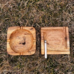 زیر سیگاری چوبی دستساز 
