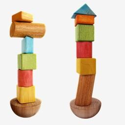 بازی فکری مدل برج تعادل چوبی