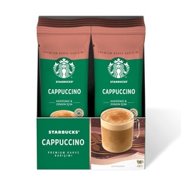 قهوه فوری کاپوچینو استارباکس بسته 10 عددی Starbucks Cappuccino