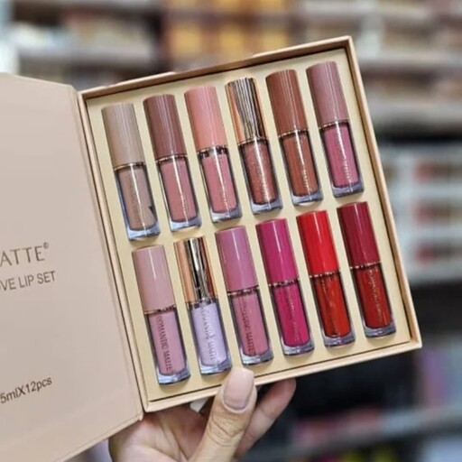 پک رژلب 12 تایی رومانتیک مات ROMANTIC MATTE