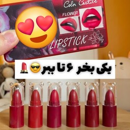 پک رژلب 6 عددی کالرکستل