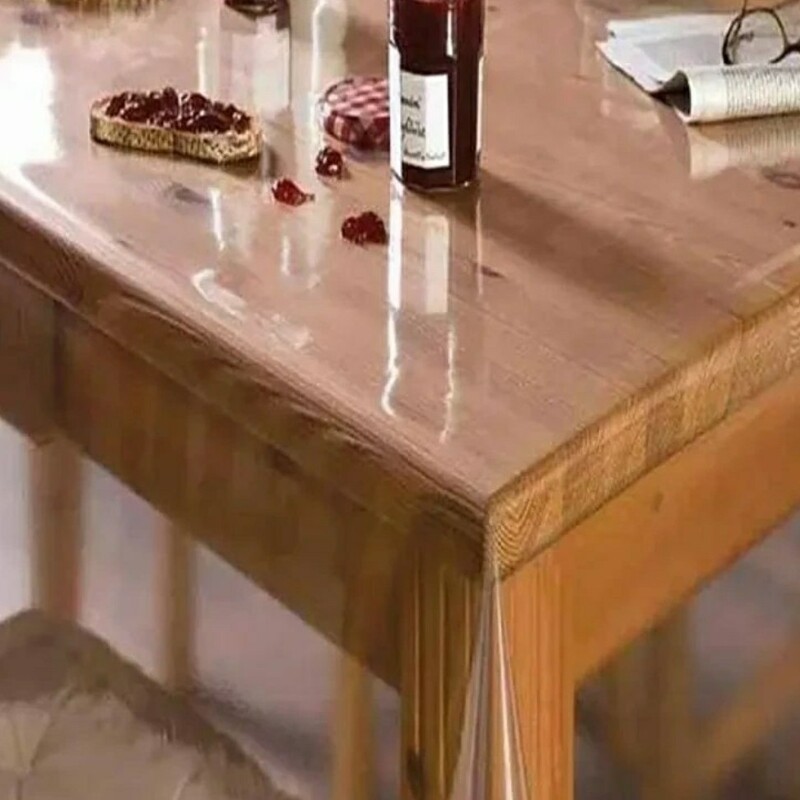 طلق رومیزی یک متری نازک مخصوص میز پذیرایی و جلو مبلی 