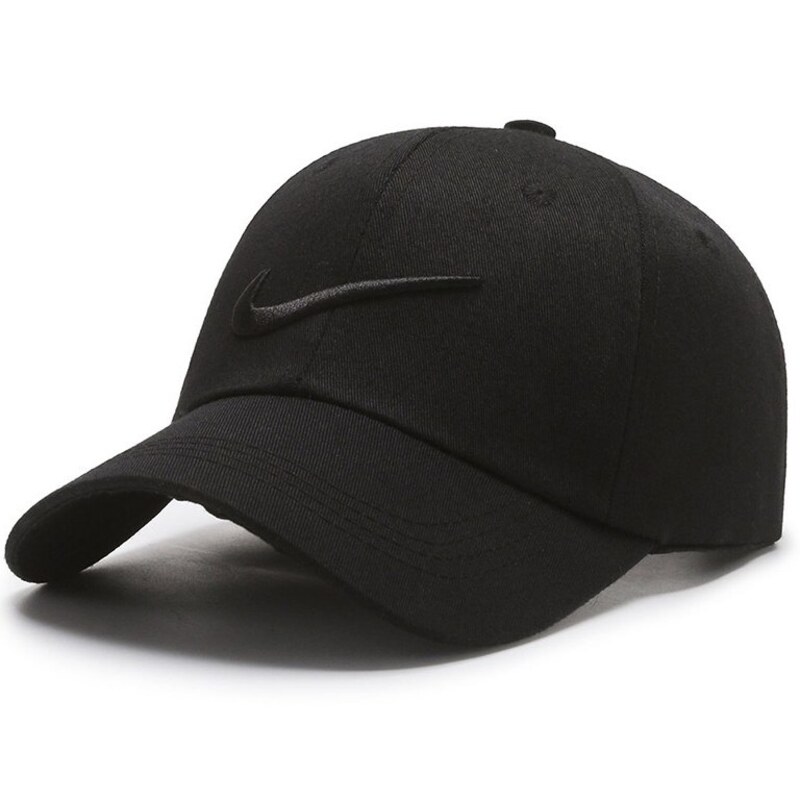 کلاه کپ کتان نایک گلدوزی مشکی پشت فلز کد 8206( زنانه مردانه)(ارسال رایگان) 