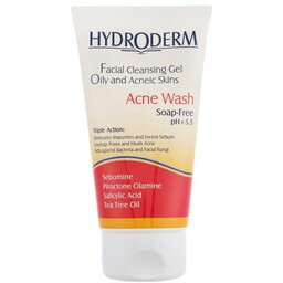 ژل شستشو صورت مناسب پوست چرب و آکنه دار هیدرودرم وزن 150 گرمی
Hydroderm Oily Skin Face Wash Gel 150 