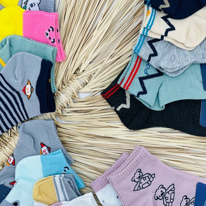 جوراب بچگانه-طرح و رنگبندی مختلف-کیفیت عالی-قیمت مناسب-ارسال رایگان-پوشاکده دولت