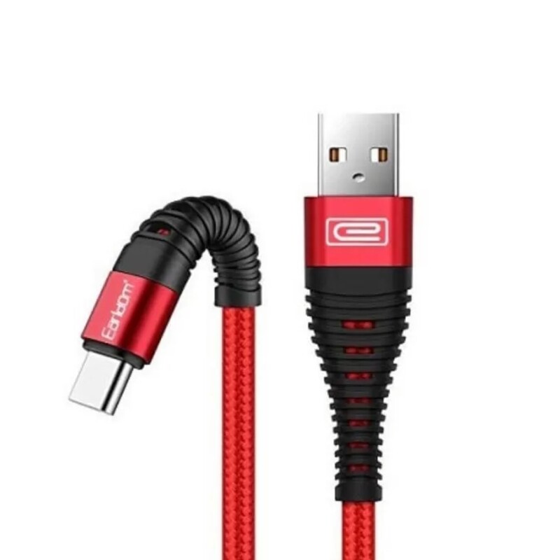 کابل شارژ یک متری USB به Type-C ارلدام Earldom EC-060 cable charger