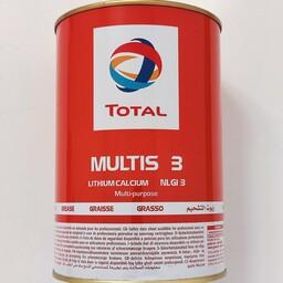 گریس نسوز TOTAL مدل MULTIS 3 یک کیلوگرمی 