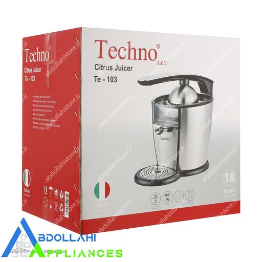 آب مرکبات گیر تکنو ای اند وی مدل  technoمدل Te-103با 24 ماه گارانتی