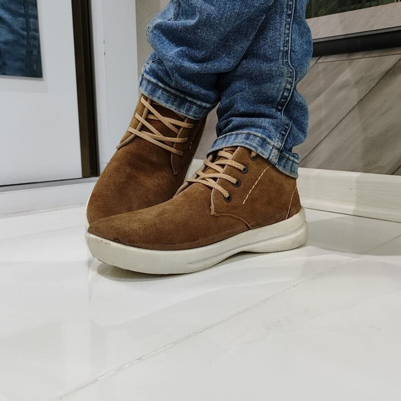 کفش کتونی چرم تبریز کفش ایمنی مهندسی کفش کار کیفیت عالی به قیمت تولیدی (سایز بندی کامل)کتونی مردانه