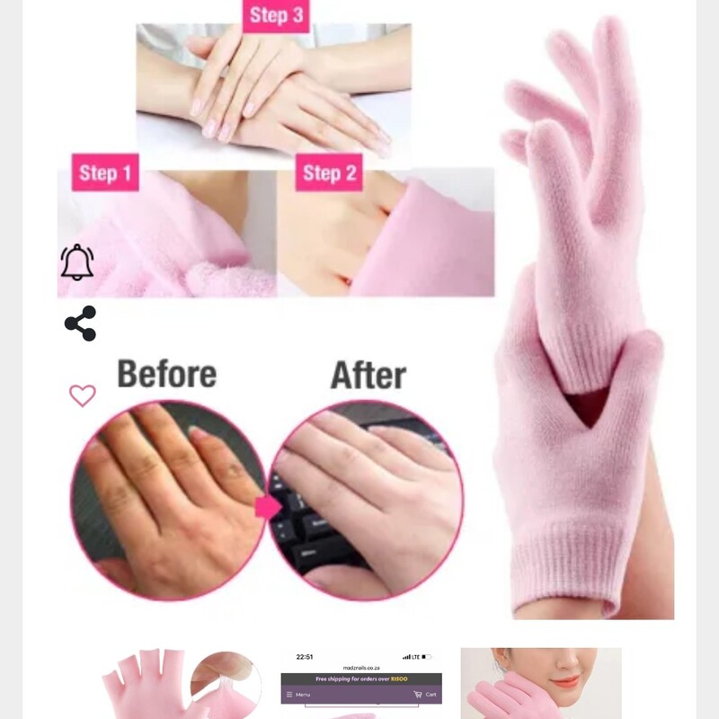 دستکش  طبی جوانسازی پوست دست

