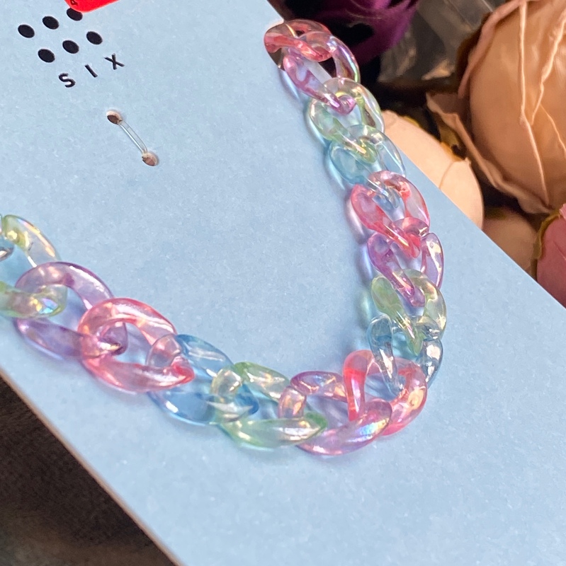 دستبند هفت رنگ  زیورآلات زنانه ضدحساسیت،اکسسوری دخترانه
