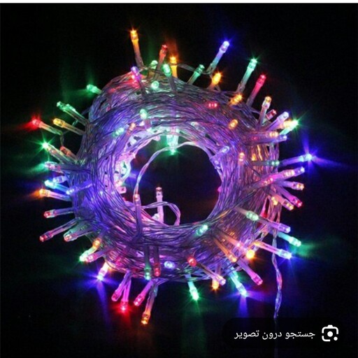 ریسه نوری 10 متری ریموت دار رنگ مولتی کالر(چندرنگ)رقص نور دار