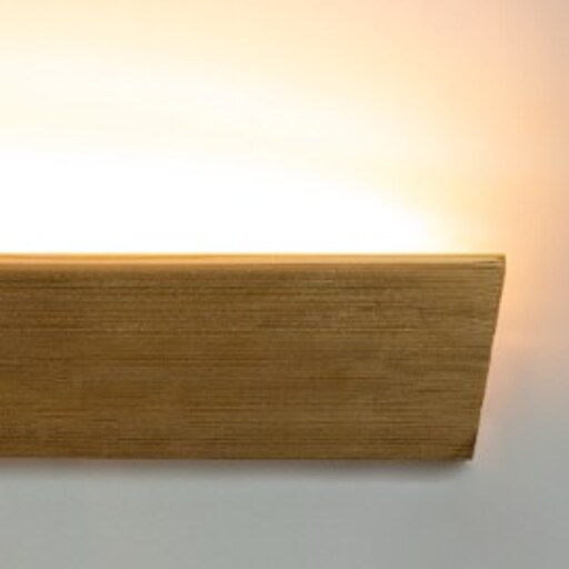 چراغ دیواری تزئینی CMA مدل ترمو با چوب طبیعی ترمو درجه یک ال ای دی دار و قابلیت تعویض و نصب راحت 