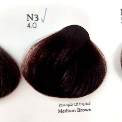 رنگ مو اسپانیایی وال وار سری طبیعی قهوه ای متوسط n3