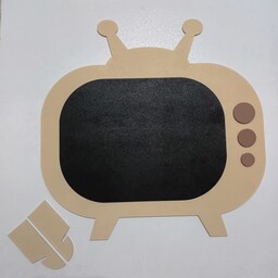 استند تخته سیاه طرح تلویزیون قابلیت نوشتن با گچ مناسب اتاق کودک و سیسمونی نوزاد
