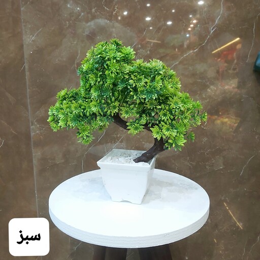 درختچه مصنوعی بنسای تزیینی به همراه گلدان(عالیجناب)