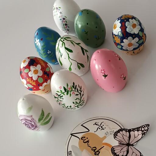 تخم مرغ رنگی سفالی مخصوص سفره هفت سین و عید نوروز میتونید ب بچه ها عیدی بدید