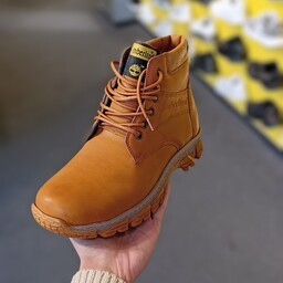 نیم بوت عسلی ساقدار مردانه timberland عسلی 