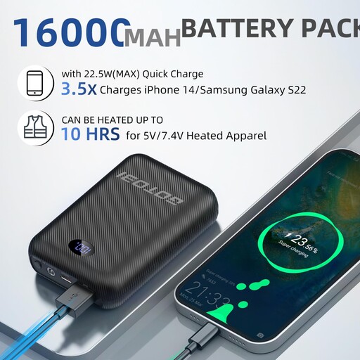 پاوربانک 16000mAh gotobi 