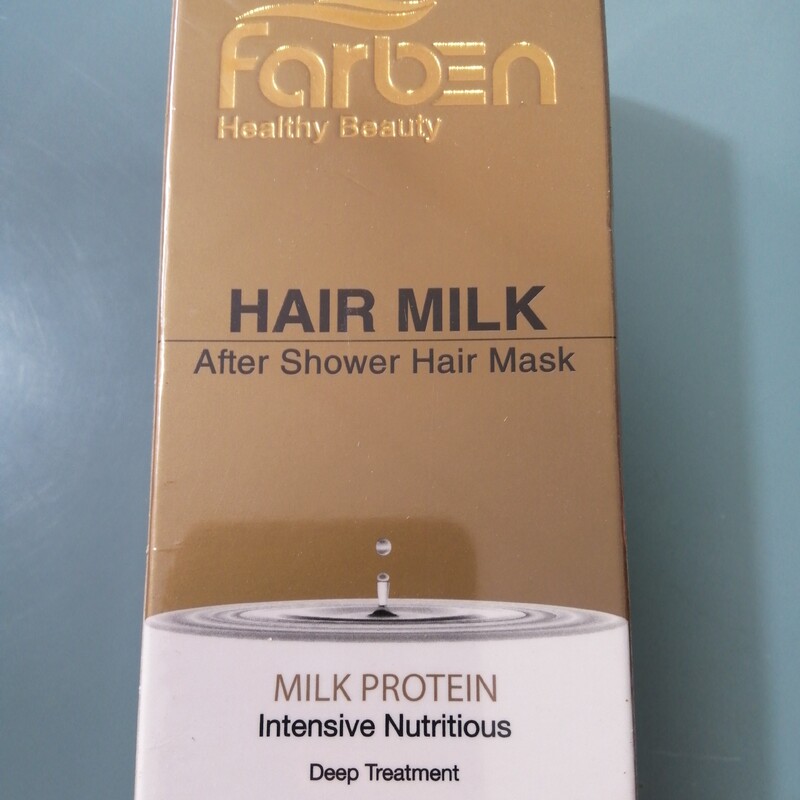 شیر مو  فاربن.... مغذی، آبرسان، ترمیم کننده برای موهای خشک و آسیب دیده... ماسک بون آبکشی... 