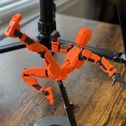 اسباب بازی مرد همه کاره اکشن فیگور رباتی با مفصل های کاملا متحرک همراه باتفنگ و شمشیر