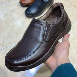 کفش چرم مردانه طبی با شش ماه ضمانت (ارسال رایگان) رویه،استر و کفی چرم طبیعی زیره پیو در سه رنگ سایزبندی 40 تا 44