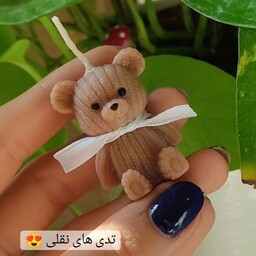 شمع دست ساز خرس تدی 10عدد