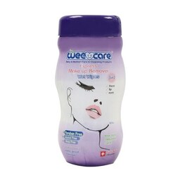 دستمال مرطوب پاک کننده آرایش وی کر (We care) بسته 70 عددی