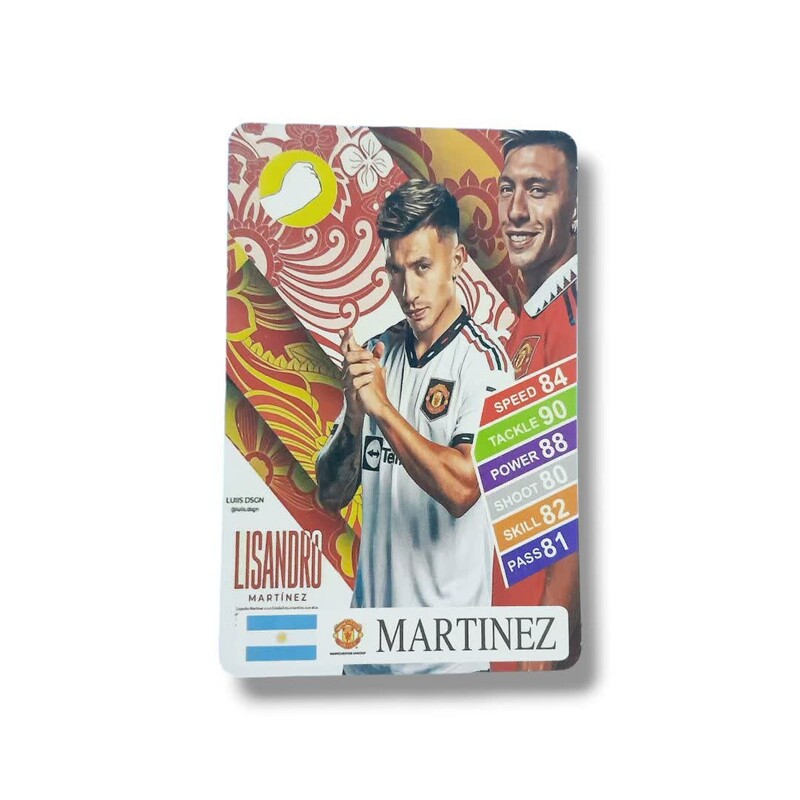 کارت بازی فوتبالی طرح لیساندرو مارتینز مدل 2078
