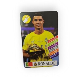 کارت بازی فوتبالی طرح کریستیانو رونالدو مدل 2141