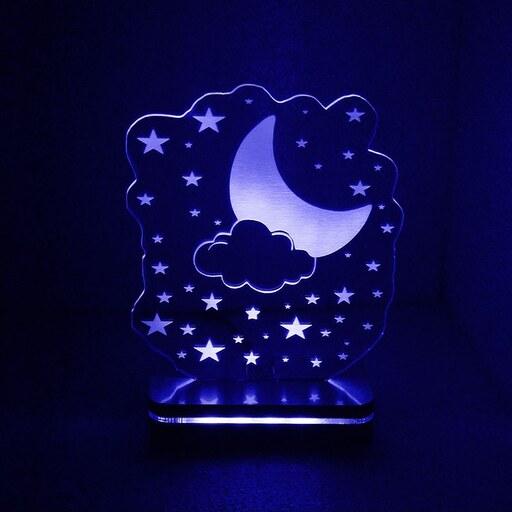چراغ خواب طرح آسمان شب مدل کلید دار  سان لیزر 