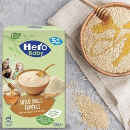 سرلاک هیرو  با طعم گندم، عسل و شیر مناسب برای کودکان بالای 6 ماه، محصول ترکیه