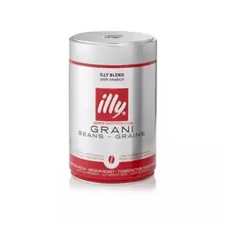 دانه قهوه ایلی illy مدل کلاسیک و classico (تاریخ دار) قوطی 250 گرمی