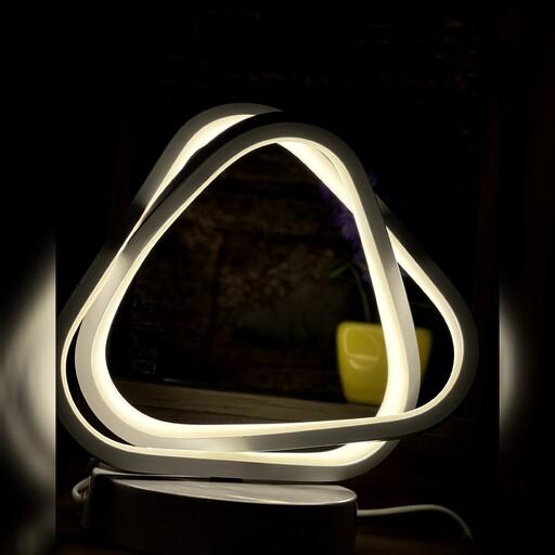 آباژور رومیزی مدرن اس ام دی طرح ستاره نور نچرال