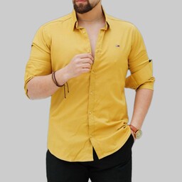 پیراهن مردانه جنس جودون نخ سوپر اعلاء در رنگ بندی جذاب و کیفیت عالی سایز L تا 5XL 