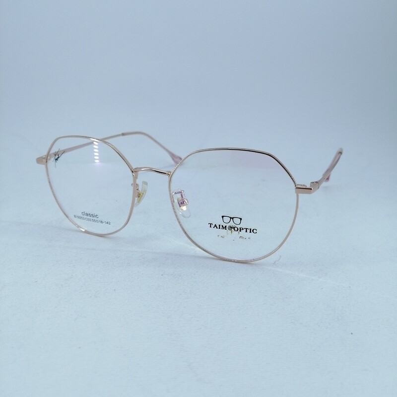 فریم عینک طبی دخترانه و پسرانه رنگ طلایی مدل taim optic k19253