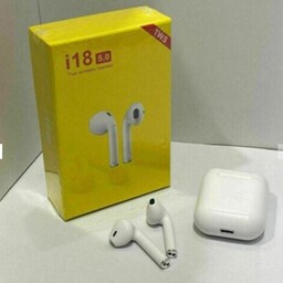 ایرپاد i18 airpods درجه یک یا کیفیت جنس شرکتی بدن هیج خرابی نگهداری شارژ بالا میکروفن قوی اتصال به انواع موبایل