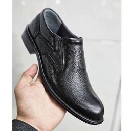 کفش مردانه طبی چرم اکو مردانه مشکی از سایز 40 تا 44