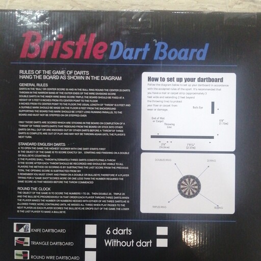 تخته دارت تیغه ای هورس  bristle dart board 