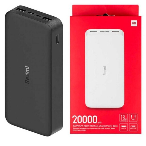 پاور بانک فست شارژ 20000 شیائومی Xiaomi Redmi PB200LZM 18W High Copy Grade A گلوبال